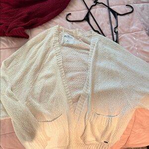 Hollister Women's Off-White Cardigan